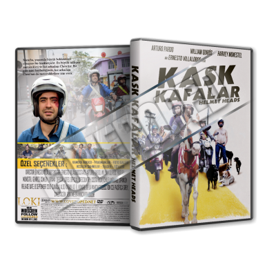 Kask Kafalar - Helmet Heads - 2018 Türkçe Dvd Cover Tasarımı